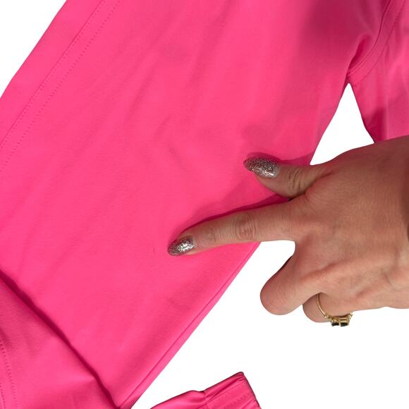 Lilly Pulitzer Luxletic Roxie Pink Islanna UPF 50+ Performance Jacket size S NEW - Picture 9 of 14